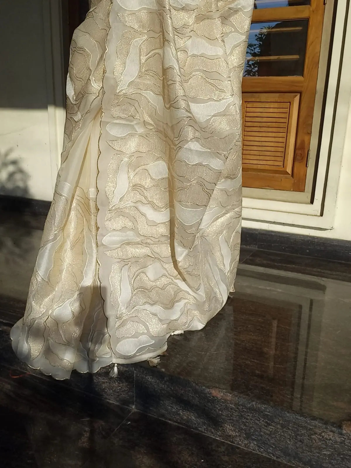 Exclusive Turkish organza type premium saree code: TOW1