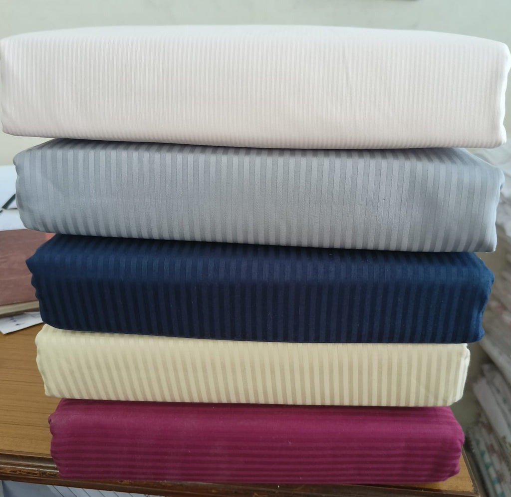 Premium Plain Cotton Bedsheets Boutique Collection in Elegant Style for Premium Homes Embroidered premium Bedsheets