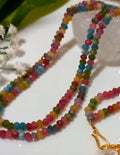 Beautiful 2 Layer  Multicolor pretty crystal Neck piece  (24 inch length) CODE:NL0261 Jewel byjuwaan