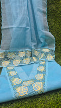 Silky Kota top and dupatta with beautiful cutwork CODE:NL0270 NEXTLOKA - Premium Clothing & Jewellery World