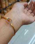 Premium Lavender Color AD stone Simple & Unique Bangle CODE:NL0269 Jewel byjuwaan