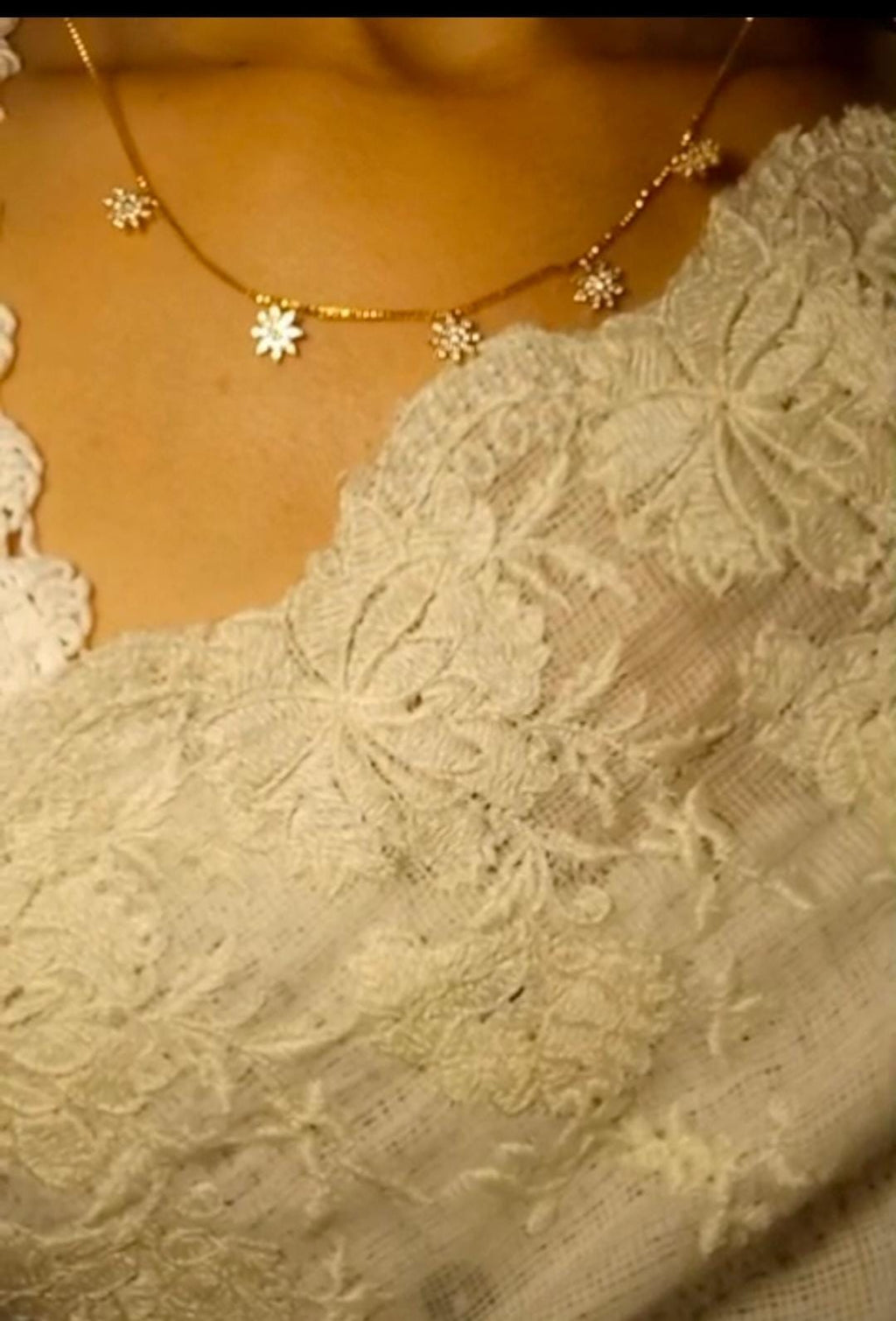 24Ct Gold plated AD stone  Neck chain CODE:NL0305 Jewel byjuwaan