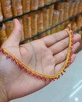 24Ct Gold Premium  Plated Ruby Crystal Neck piece , Unique & Exclusive collection CODE:NL0341 Jewel byjuwaan
