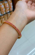 Ruby AD stone Premium plated bangle CODE:NL0342 Jewel byjuwaan