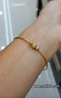 Premium simple & elegant looking AD Stone bangle ( Free size up to 2.5) CODE: NL0373 Jewel byjuwaan