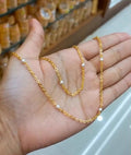 Simple Pearl & Gold plated neck Chain CODE :NL0386 Jewel byjuwaan