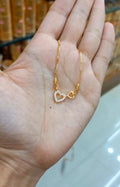 Daily wear Heart Shape AD Pendant Neck chain CODE:NL0399 Jewel byjuwaan