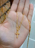 Daily wear Cross Pendant neck chain - 24 Inch length CODE: NL0412 Jewel byjuwaan