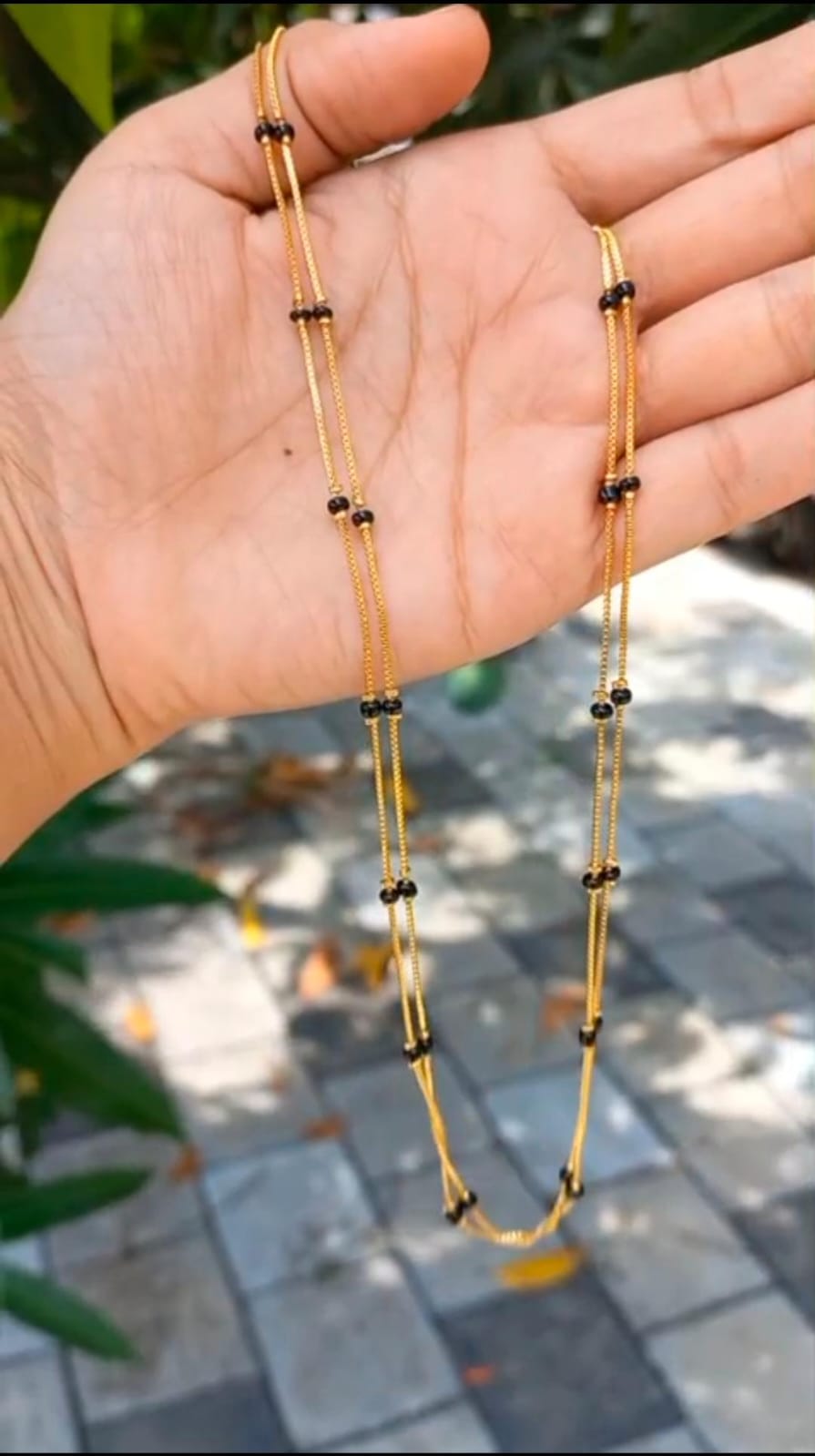 2 layer Gold Replica Black combination Neck piece CODE:NL0315 Jewel byjuwaan