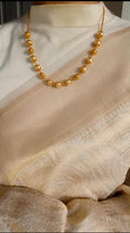 Simple & Elegant Looking Swarovski with Nashi ball pearl neck piece CODE:NL0323 Jewel byjuwaan