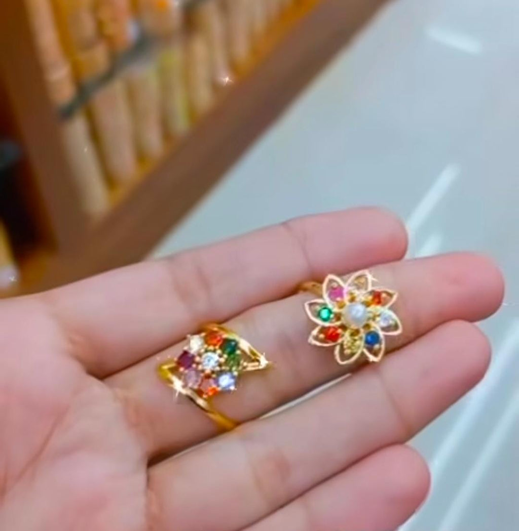 Beautiful Navaranta Finger  Rings CODE :NL0433