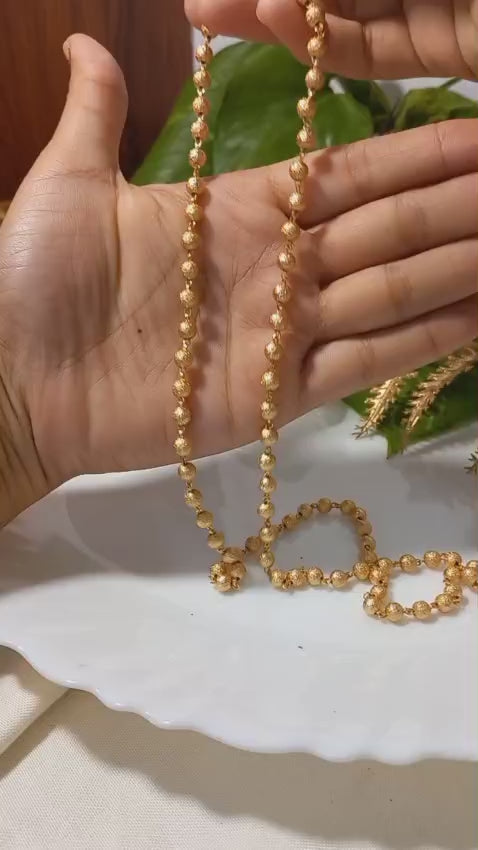 Premium gold plated daily Wear neck chainCode : NL0090
