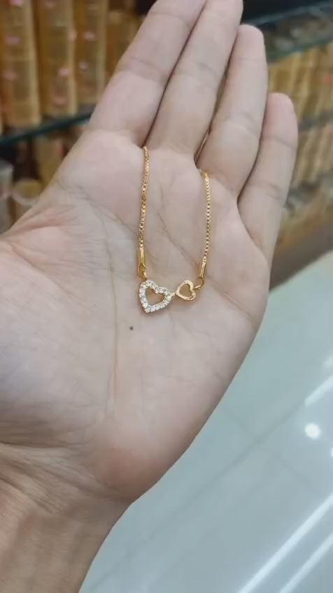 American diamond combination neck chain Code : NL0027