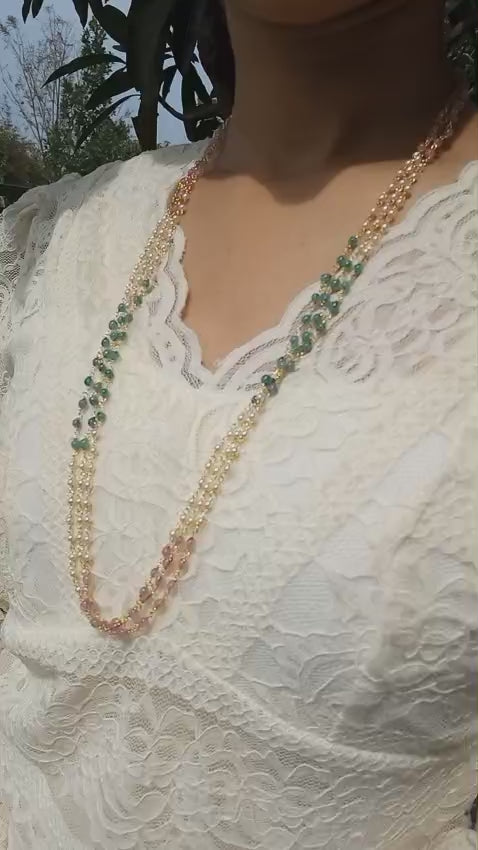 Beautiful 3 layer Neck piece Code :  NL0178