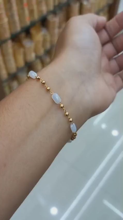 Simple & Elegant Looking  Premium plated hand chain CODE:NL0293