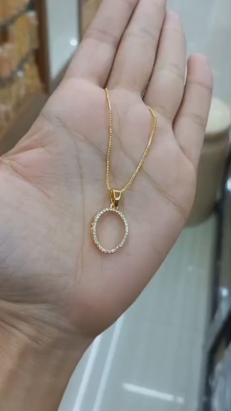 Daily Wear & Premium quality AD Pendant with ChainCode: NL0004