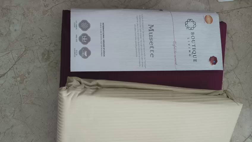 Premium Plain Cotton Bedsheets Boutique Collection in Elegant Style for Premium Homes NL0146