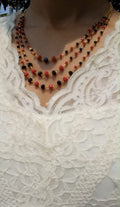 Beautiful 3 layer Cristal Neckpiece Code : CBM3S Pearl Jewellery