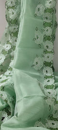 Elegant silky kota cutwork embroidery sarees Silky kota cutwork sarees