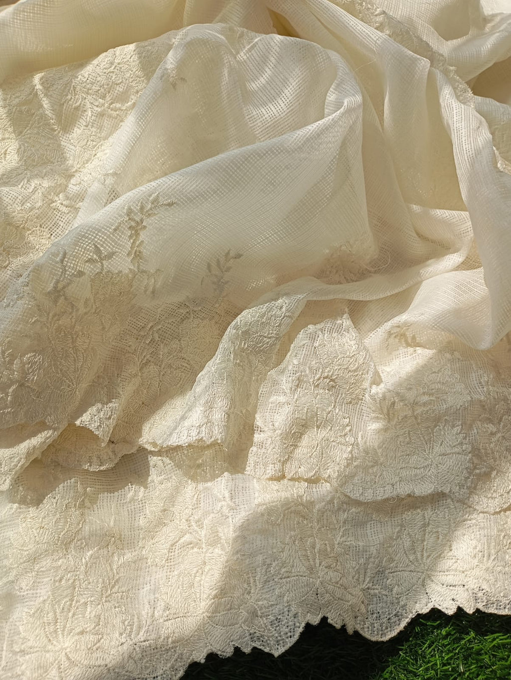 Premium Kota embroidery designer sarees Kota embroidery sarees