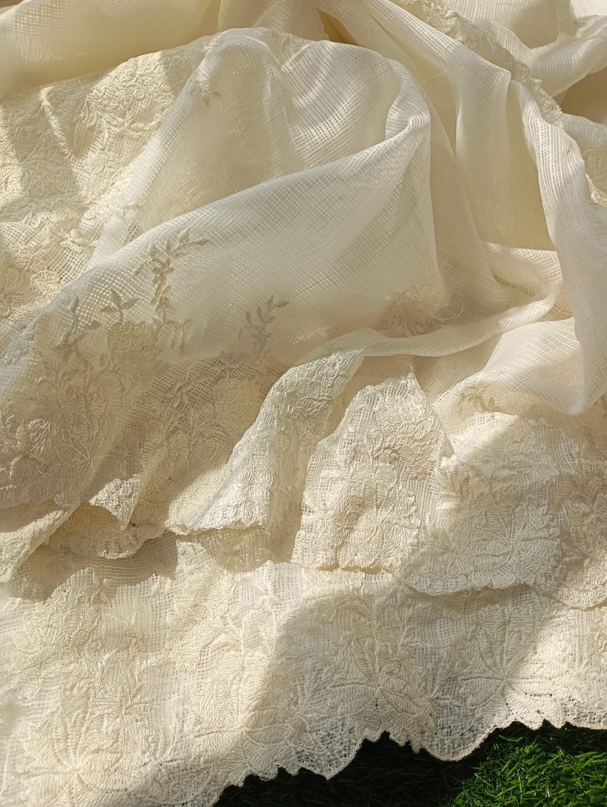 Premium Kota embroidery designer sarees Kota embroidery sarees
