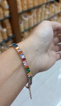 Daily wear premium plated multi color stone hand chain


Code : Hand2 Jewel byjuwaan