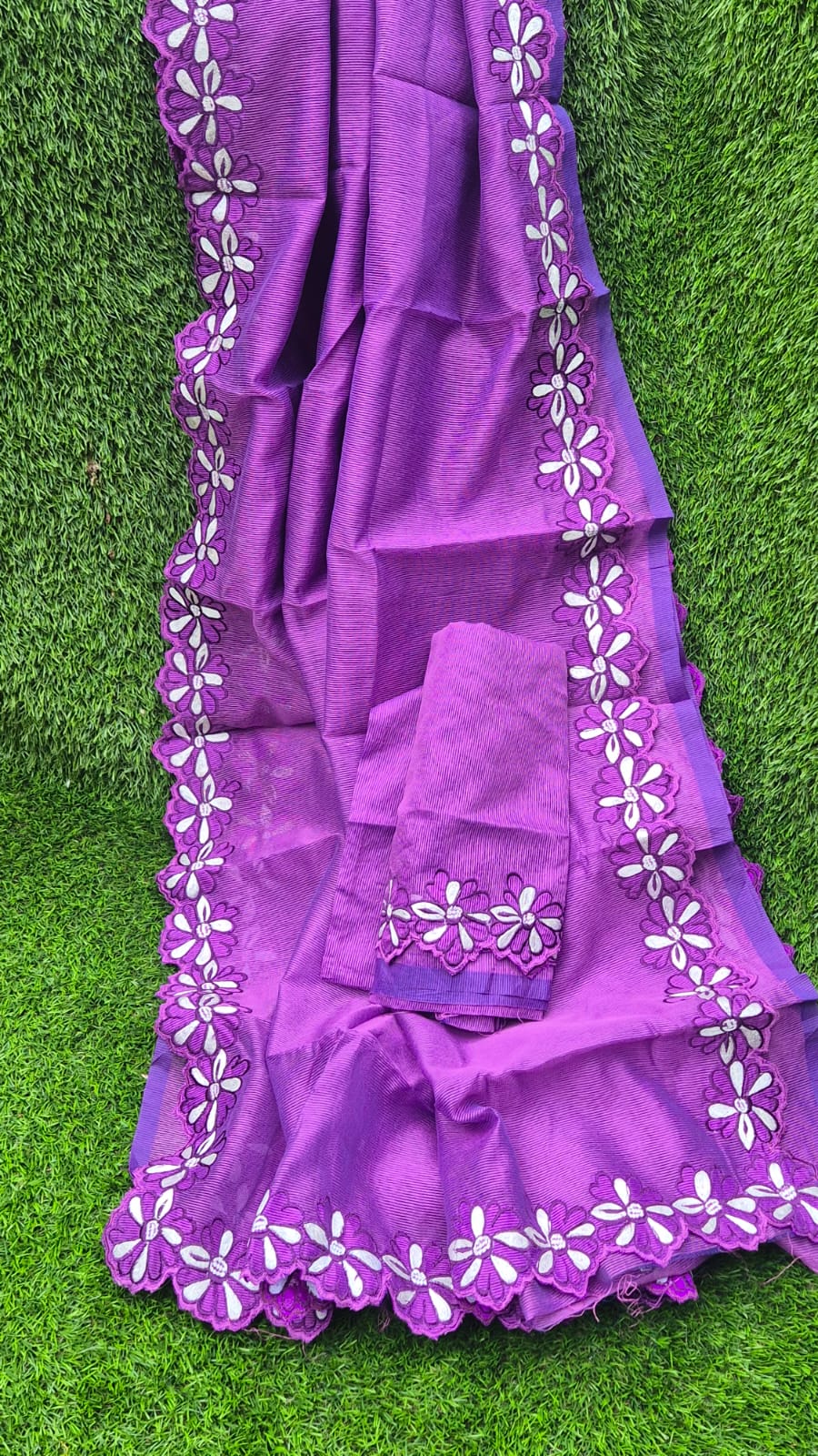 Premium blue Kota embroidery designer sarees Kota embroidery sarees