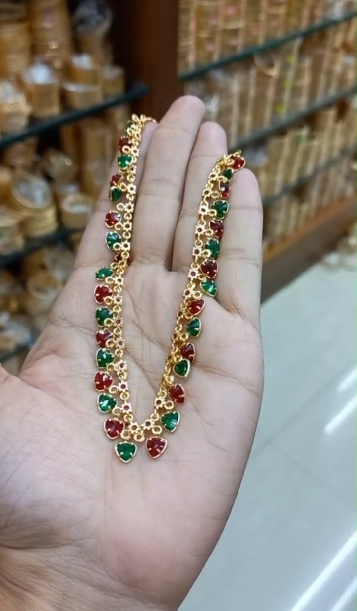 Premium gold plated Amythist stone  neck piece 

Code : MG1 Jewel byjuwaan