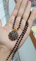 Black Crystal Neck piece with Beautiful pendent Code - BlackPC Jewel byjuwaan