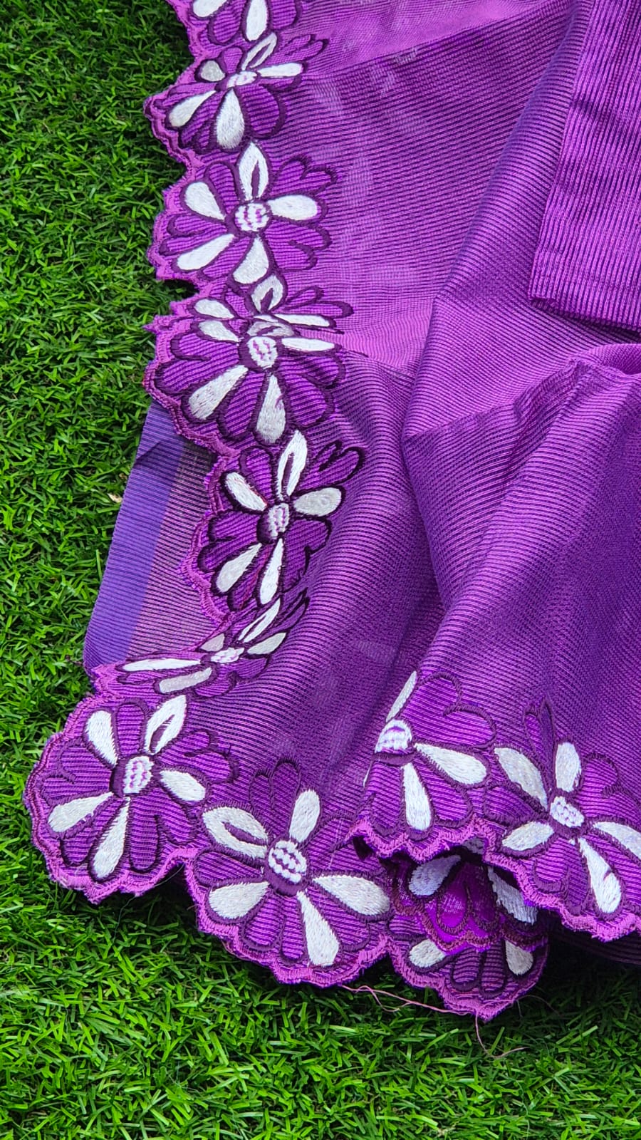 Premium blue Kota embroidery designer sarees Kota embroidery sarees