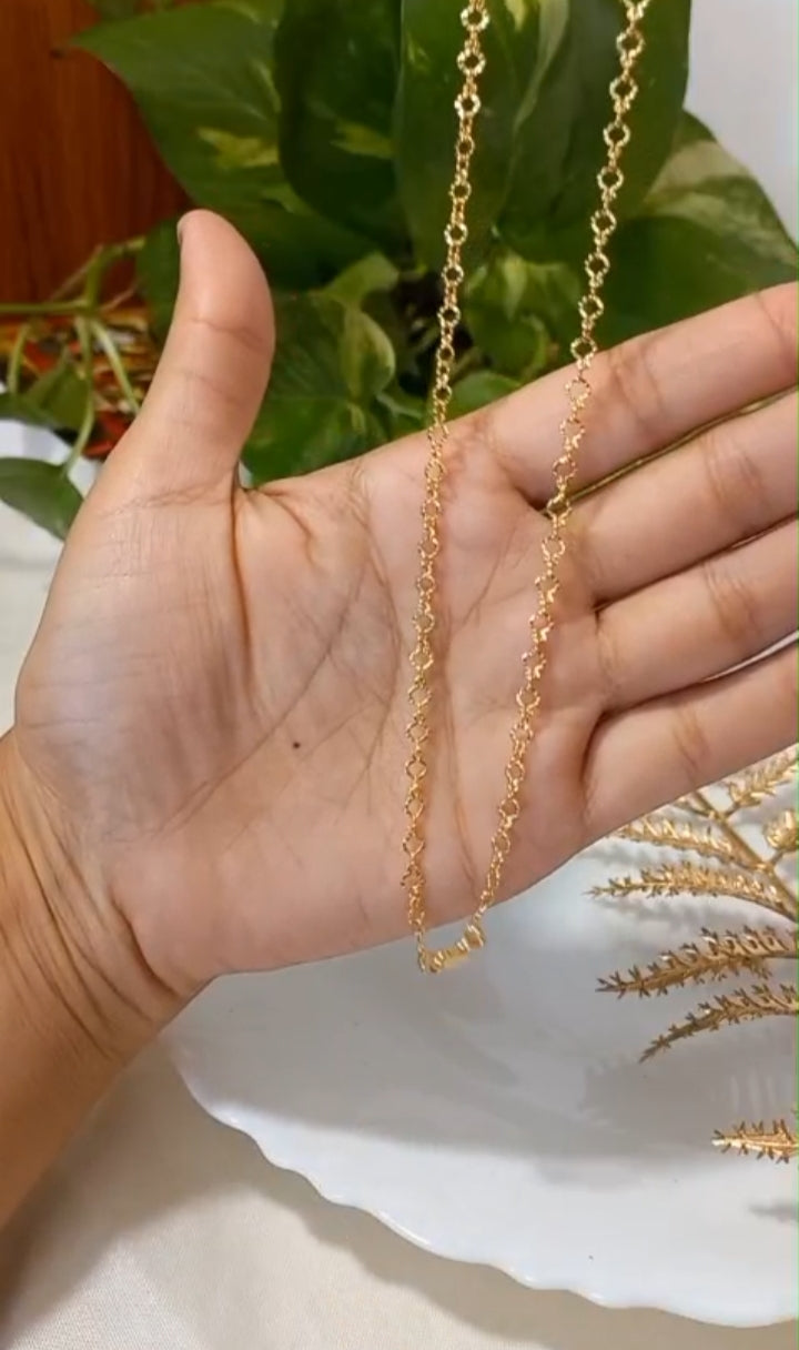 Daily wear premium gold plated anklet code: ANK13 Jewel byjuwaan