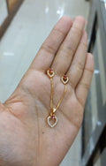 Premium daily wear AD Diamond pendent with chain
Code: NLC0007 Jewel byjuwaan