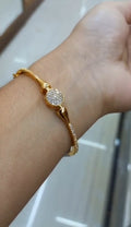 Premium Gold Plated AD Diamond bangle 
Code: ADB3 Jewel byjuwaan