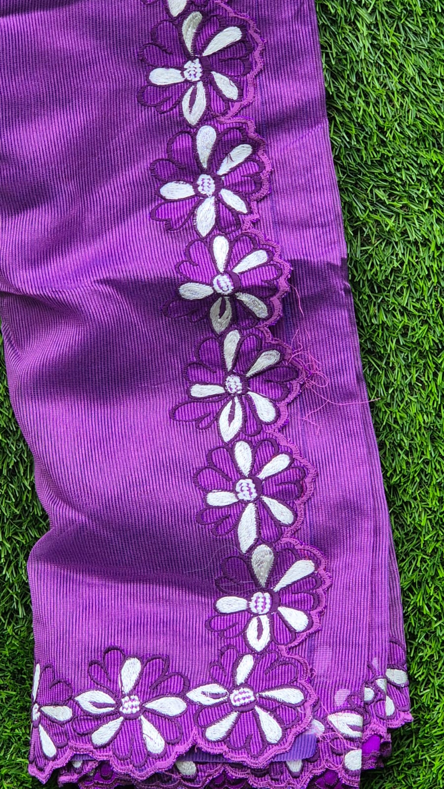 Premium blue Kota embroidery designer sarees Kota embroidery sarees