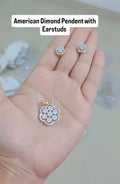American Dimond Pendent with Chain & matching Earstuds
Code :ADP25 Jewel byjuwaan