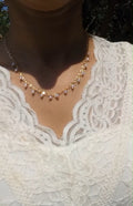 Beautiful plated chain with unique Pearls pattern Code : PPC1 Pearl Jewellery