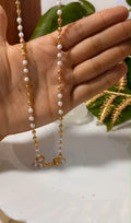 Premium gold plated daily Wear Gold & Crystal combination neck chain


Code : Chain1WG Jewel byjuwaan