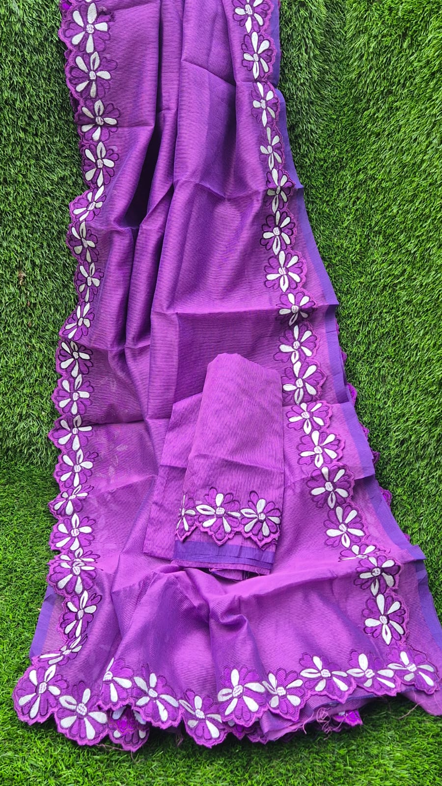 Premium blue Kota embroidery designer sarees Kota embroidery sarees