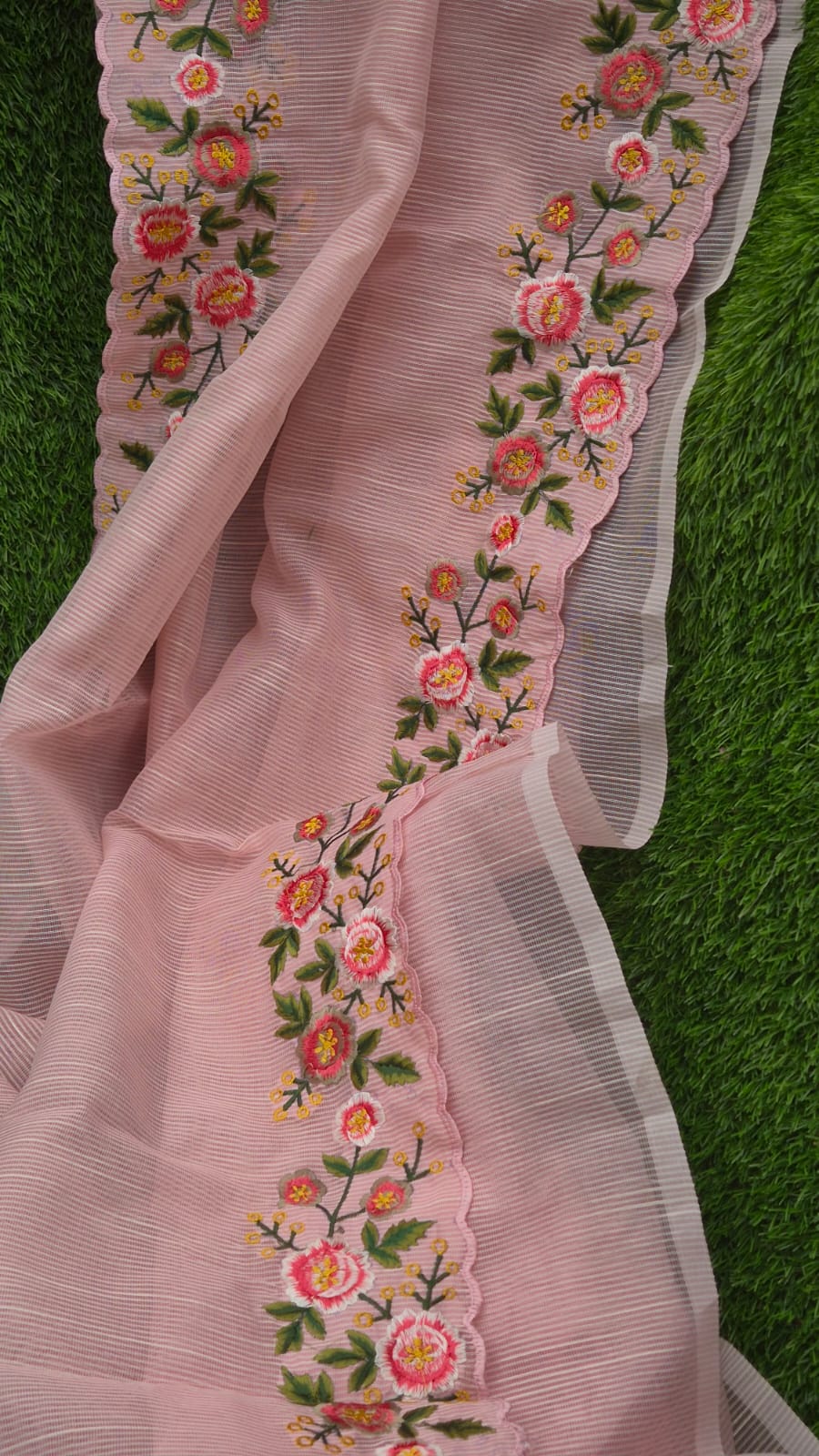 Elegant Kota embroidery designer sarees Kota embroidery sarees
