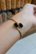 Unique Gold Plated Black Amethyst Stone Bangle




Code: BAMS2 Jewel byjuwaan